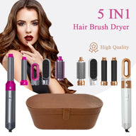 5 in 1 Hair Dryer Hot Comb Set Professional Curling Iron Hair Straightener Styling Tool for Dyson Airwrap Hair Dryer Household