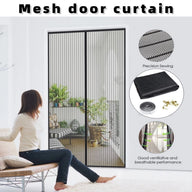 New No Punching Magnetic Screen Door Curtain anti Mosquito Insect Fly Bug Automatic Closing Household Ventilation Door Curtain