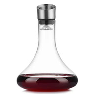 High Grade Guanshan Style Decanter High Borosilicate Glass Wine Bottle Wine Dispenser Snow Mountain Shape 1800Ml Red Wine Bottle